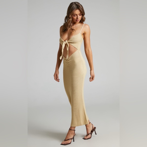 KNOTTED MAXI IN TAUPE - Picture 2 of 11